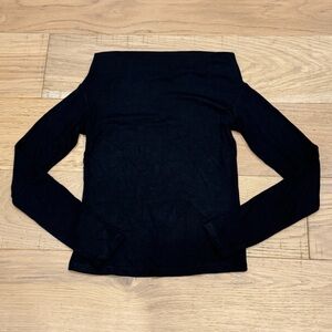Nuuds wide beck black Long Sleeve Top